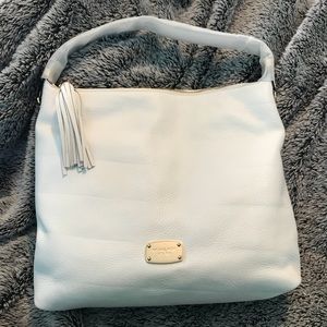 NWT Michael Kors Large Bedford in Optic White